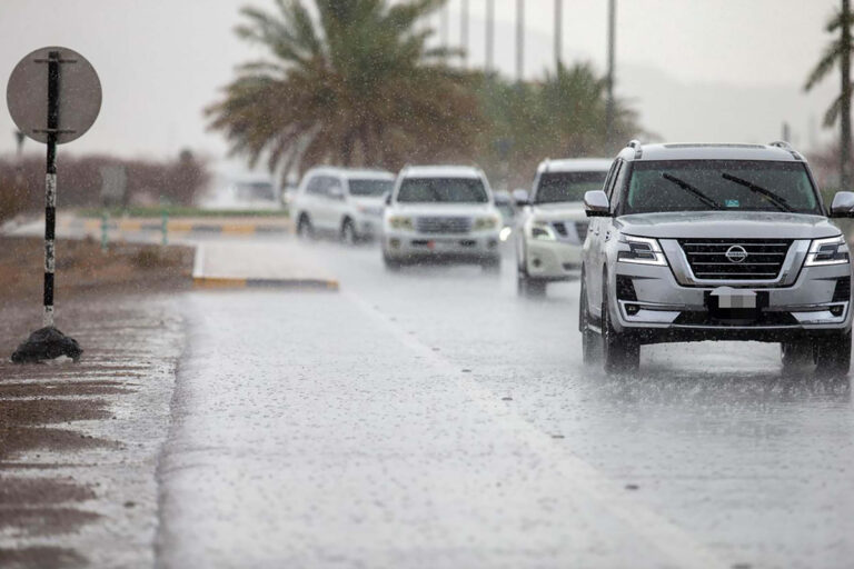 uae-rain-road